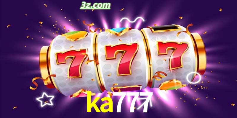 ka777-Descubra o Clássico Slot 777